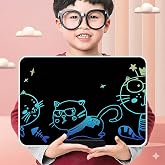 Coverzone Yazı Tableti XL B&uuml;y&uuml;k Boy 24 in&ccedil; LCD &Ccedil;ift Taraflı, Yetişkinler ve 3+ &Ccedil;ocuklar i&ccedil;in Yazı Tahtası, &Ccedil;izim Yazma Karala