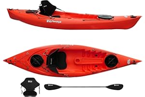 Kayak Privat, canoa 1 posto Big Mama Kayak da 295 cm, 2 gavoni, 100% made in Italy