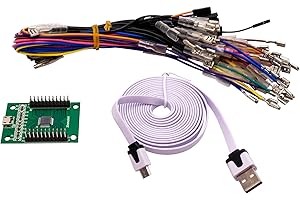 FABULOUS ARCADE Carte de contrôle Originale XinMo 2 Joueurs Zero Delay Dimensions cosses Microswitch: 2.8 mm Retro Gaming Bartop Jeux Vidéo