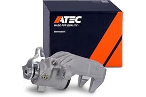 ATEC GERMANY 1x Pinza de freno trasera izquierda sin soporte, compatible con AUDI A3, TT, SEAT CORDOBA, IBIZA, LEON, TOLEDO, SKODA FABIA 1, FABIA 2, ROOMSTER, VW GOLF 4, NEW BEETLE, POLO,