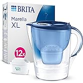 BRITA Marella XL 12x MAXTRA PRO Pure Performance Filtreli Su ARıtma S&uuml;rahisi - Mavi (3,5L)