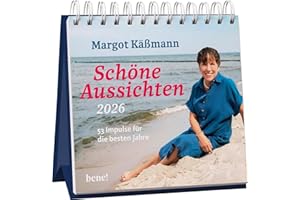 Wochenkalender 2026: Schöne Aussichten auf die besten Jahre: 53 Impulse für die besten Jahre | Tischkalender zum Aufstellen mit Texten der Bestseller-Autorin und Naturaufnahmen für jede Woche