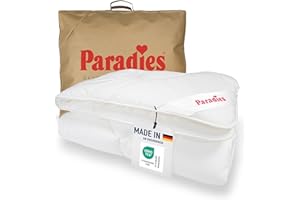 ‎PARADIES PARADIES Ganzjahresdecke 135x200 cm - Prima Bio, kuschelige + atmungsaktive Bettdecke 135x200, Steppdecke