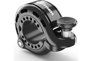 toptrek Bike Bell,2025 Bicycle Bell Max 110dB Loud Crisp Sound, Aluminum Alloy Waterproof Bike Bells for Kids Adults, Cycle Bell Fits 22.2-31.8 mm Handlebars for Road Mountain Bikes Scooter MTB BMX