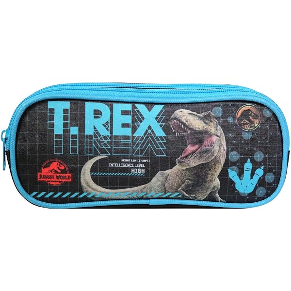 Cartable Jurassic World 38 Cm Noir - Sac Primaire Officiel Avec Bretelles Rembourrées Et Bandes Réfléchissantes