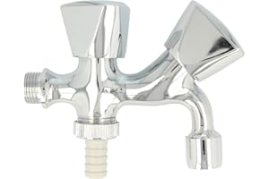 SCHLÖSSER ARMATUREN JS Waschgeräte-Kombiventil 1/2 Zoll, mit Geräteanschluss, verchromt