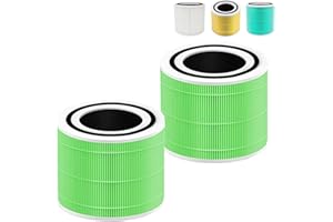 YERXPAFT Schimmel Ersatzfilter für LEVOIT Core 300 300S | ‎Core 300-RF 3-in-1 HEPA Filter kompatibel mit LEVOIT Core 300 300S Luftreiniger, für für Allergiker Raucher-2 Stück, Grün