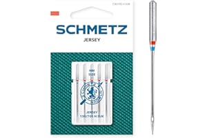 SCHMETZ | 5 Nähmaschinennadeln | Jersey | 130/705 H SUK | Nadeldicke 90/14 | auf jeder gängigen Haushaltsnähmaschine einsetzbar