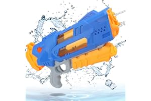 AMBOLIO Wasserpistole Spielzeug, Wasserpistole für Kinder, 1800ML wasserspritzpistole Kinder, Spritzpistolen für Kinder, Reichweite 11 Meter, für Sommerpartys im Freien, Strand, Pool, Garten Strandspielzeug.