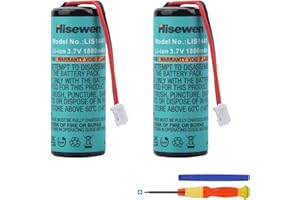 Hisewen LIS1441 PS3 Controller Akku 2 Pack Kompatibel mit Sony PS3 Playstation 3 Move Motion Controller CECH-ZCM1E, CECH-ZCM1U (Nicht geeignet für PS4 Move Motion)