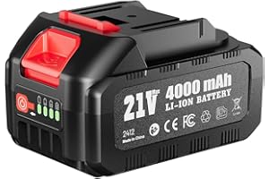 Supstable Originale Batteria 21-V 4,0 Ah (Li-Ion, 21 V, 1x 4,0 Ah, compatibile con tutti i dispositivi Supstable, gestione proattiva della batteria, cicli di carica adattati alla situazione).