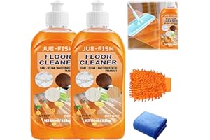 QOSNEOUN Powerful Decontamination Floor Cleaner, Multi-purpose Floor Cleaner, Momeng Hardwood Floor Cleaner Orange, Alloweather Floor Cleaner, Multi purpose Floor Cleaner, Hardwood Floor Cleaner Orange (2pcs)