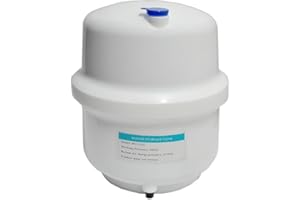 Depuragua - Osmose Vorratstank 12.1L | PVC-Speichertank | Für RO-Wasser | Vertikale/Horizontale Installation | Reiheninstallation | Butyl-Kautschuk Membran | 8-9L nutzbar