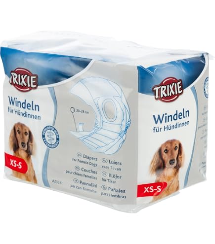 Pet Parents Waschbare Hundewindeln – Extra Small, 3er Pack 'Southern Belle', Mit Verlängerungen, Für Kleine Hündinnen