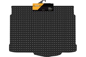 FSW - Tailored Mats - Fits VAUXHALL Corsa D 2007-2019 Boot Mat - Rubber - Non Slip Car Boot Floor Mat, Heavy Duty 3mm Rubber - Waterproof, Anti Slip Boot Mat, Edged With Black Cloth Binding