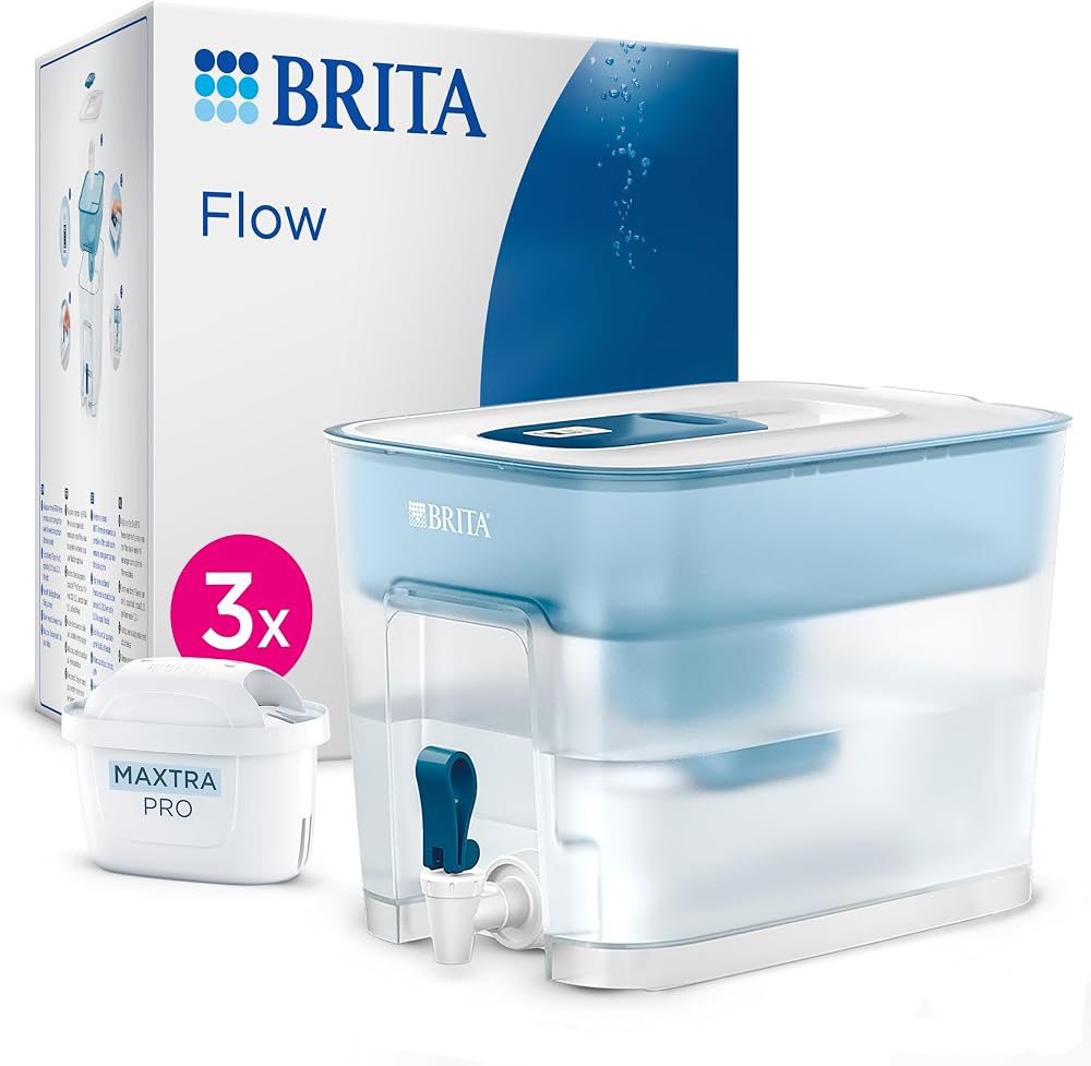 BRITA Flow 3x MAXTRA PRO Pure Performance Filtreli Su Arıtma Sebili (8,2L)