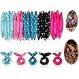 Locisne 40pcs=5 Color*8pcs Flexible Foam Sponge Hair Curlers, No Heat Hair Curlers Magic Pillow Soft Rollers Hair Care DIY Styling Tools Comfy to Sleep on