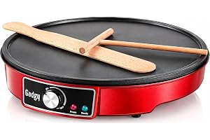 Gadgy Crêpes Maker - non-stick beläggning - inkl. degdelare och spatel