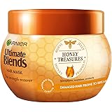 Garnier Ultimate Blends Hair Mask | Honey Treasures Strengthening Hair Treatment for Dry, Fragile Hair | 300 ml