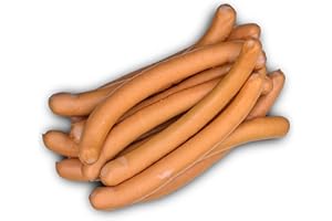 Food-United Wiener Wurstchen approx. 1800 g Wienerli Bock Cracker Sausage Also Known as Frankfurt Sausages Ideal Hand Snack Sausage Suitable for Stews Soups or as Curry Sausage