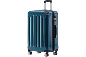 BEIBYE Twin Wheels 2048 Hard Shell Trolley Suitcase Travel Suitcase in M-L-XL Set in 15 Colours, Pale Green, Hard shell