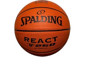 Spalding React TF-250 Ball 76968Z, Unisex basketballs, Orange, 6 EU