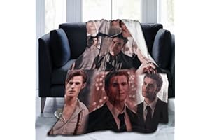 DJNGN Kuschelige Plüsch-Decke Stefan Thow Salvatore Flanelldecke, Bettwäsche, warmes Fleece, weiche Decke für Sofa, Couch, Wohnzimmer, Büro, Auto, Camp, Stranddecken, 203,2 x 152,4 cm