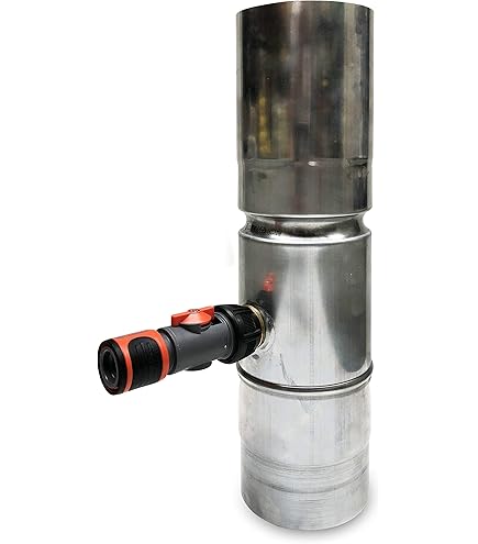Regenverzamelaar voor regenbuizen, 80 mm, met waterdief, zink