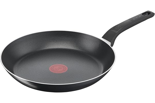 Tefal Easy Cook and Clean, Poêle 32 cm, Nettoyage facile, Revêtement antiadhésif, Indicateur de chaleur Thermo-Signal, Base Diffusion, B5550833