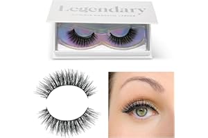 Ciglia Finte Magnetiche Professionali - Ciglia Magnetiche Invisibili - Ciglia Magnetiche Senza Eyeliner- Ciglia Finte Naturali - Legendary Makeup (Laura)