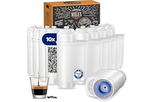 MILUX [10er Set] Wasserfilter passend zu Brita Intenza für Siemens EQ Series – für Siemens EQ6, EQ9, EQ500, EQ700 Kaffeevollautomaten – passt für Siemens Brita Intenza Wasserfilter – TÜV zertifiziert