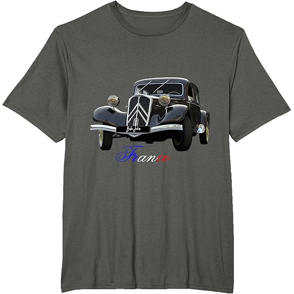 Sweat à Capuche 'Traction Avant France' - Cadeau Pour Fan De Voitures Et D'automobile - Coupe Classique, 241g