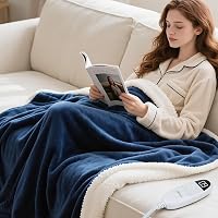 Coperta Elettrica Con Spegnimento Automatico - 150x80 Cm | 5 Livelli Temperatura | Timer 10 Ore - Foto 1