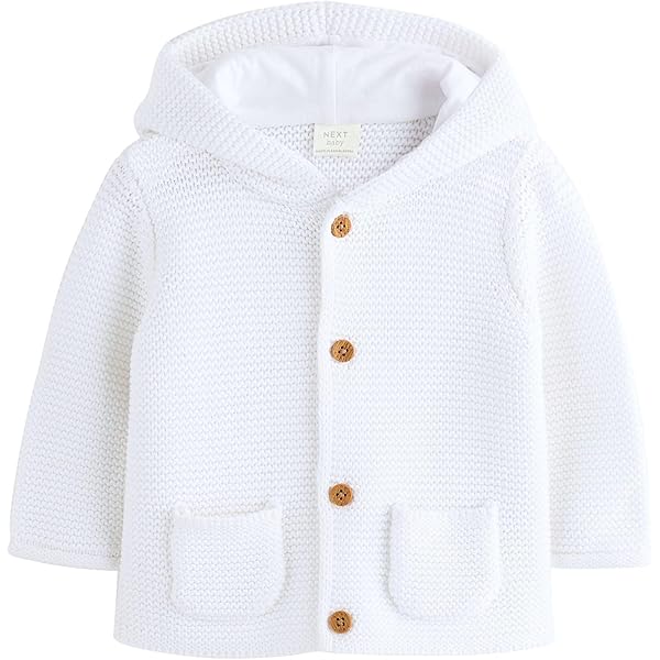 United Colors Of Benetton Unisex Baby Cardigan - Kapuze Mit Hasenlogo