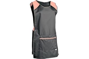 SNV Tablier chasuble ménage médicale femme entretien/nettoyage/industrie réglable par pattes avec 3 pressions avec 1 grande poche • hauteur du vêtement médicale 80cm