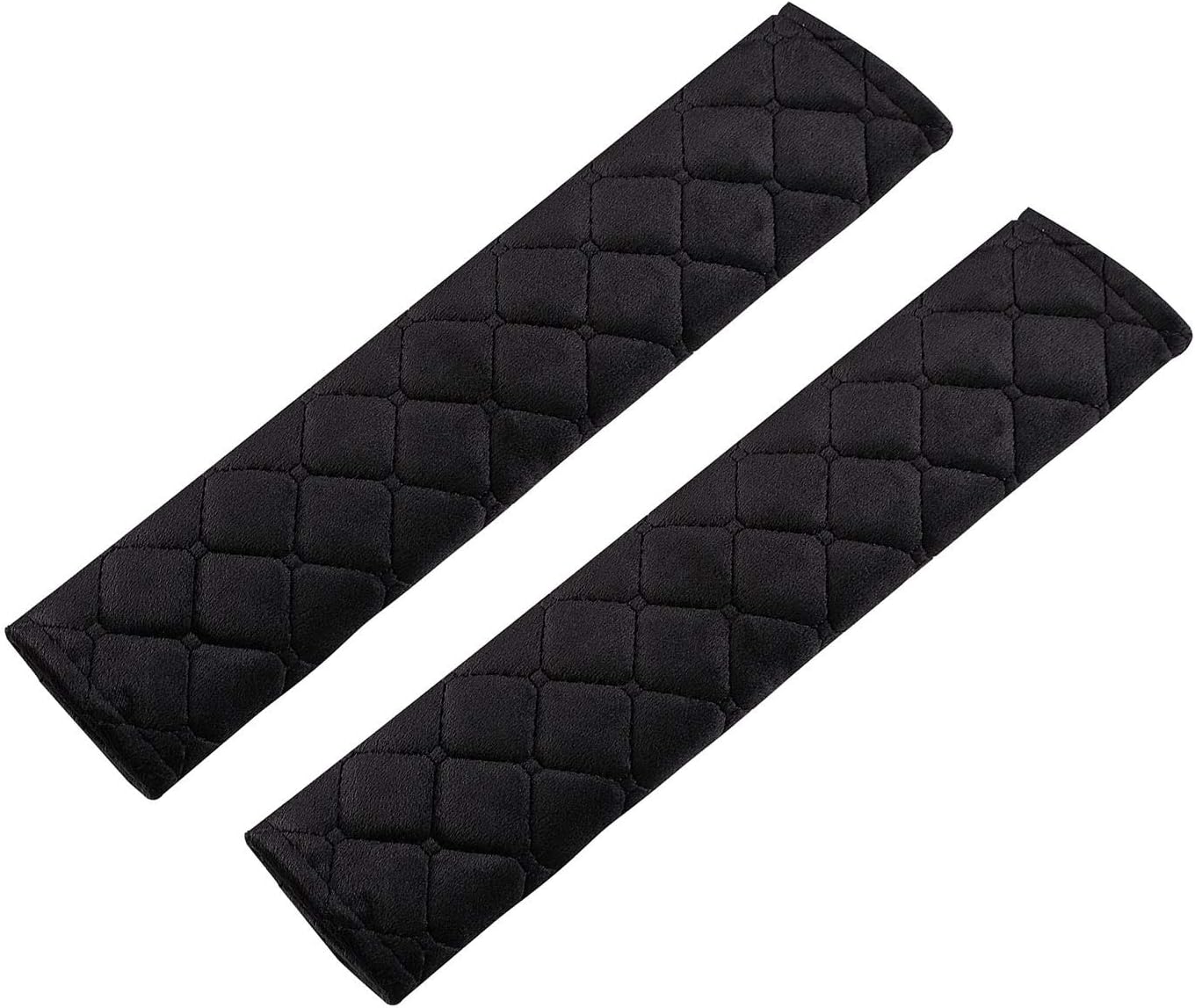 URAQT Car Seat Belt Pads, 2 Pack Harness Pads, Pram Strap Covers, Backpack Shoulder Pad, Multifunctional Seat Belt Pad Cover for Kids and Adults