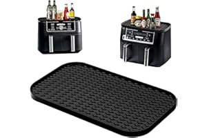 GICCTYBLE Matowa Silikonowa Mata do Ninja Air Fryer AF400EU, AF451EU i DZ401 – Akcesoria do Heißluftfritteuse, odporna na ciepło, łatwa do czyszczenia, wielofunkcyjna osłona