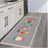 Rovigo Home Digital Printing Washable Anti-Slip Base Kitchen Rug RVG2111-SM217 80x150 cm