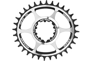 SPYMINNPOO Corona per Bici, Disco Corona Ovale a Montaggio Diretto 32T Mountain Bike Design Integrato Positivo e Negativo