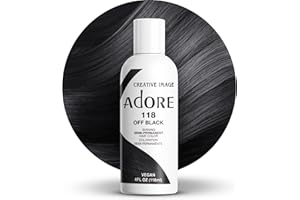 Adore Shining - Tinte semipermanente para el cabello, negro 118