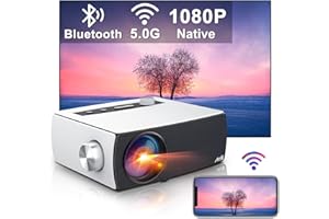 Proyector WiFi Bluetooth, Artlii Enjoy3 Proyector 5G WiFi,1080P Nativo Full HD,Soporta Dolby AC3, Proyector de Cine en casa WiFi función de Zoom Ajustable Digital, para Smartphone Android/iOS/PS5