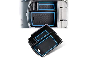 YEE PIN Bandeja de Guantera Kona Hybrid/N Line 2017-2022 (Not Fits Electric EV Version) para Apoyabrazos Caja de Consola Central, Bandeja Reposabrazos Almacenar Artículos Pequeños