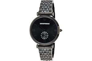 Emporio Armani Montre Trois Aiguilles en Acier Inoxydable Ton Sur Ton pour Homme , AR11299