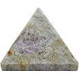 Certified Hackmanite Pyramid - 1" Inch Crystal Pyramid for Positive Energy, Vastu, Reiki and Chakra Healing