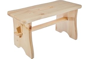Zeller Present 13130 Repose-Pieds en Bois Tendre 39 x 19 x 21 cm