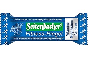 ‎SEITENBACHER Seitenbacher Fitness Riegel Schoko I glutenfrei I Magnesium I Calcium I Vitamine I 12er Pack (12x50g)