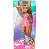 Winx Club Fairy Doll &ndash; Flora with Glitter Wings &amp; Articulated Joints &ndash; Magical Fairy Transformation Outfit &ndash; Removable Access