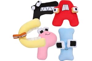 Takezuaa Alphabet Lore Plush Toys,Cute 20cm alphabet Lore Plushies,Letters Educational Alphabet Lore Plush Toys,Alphabet Lore Stuffed Figure Doll,best Gift for Boys and Girls for Christmas
