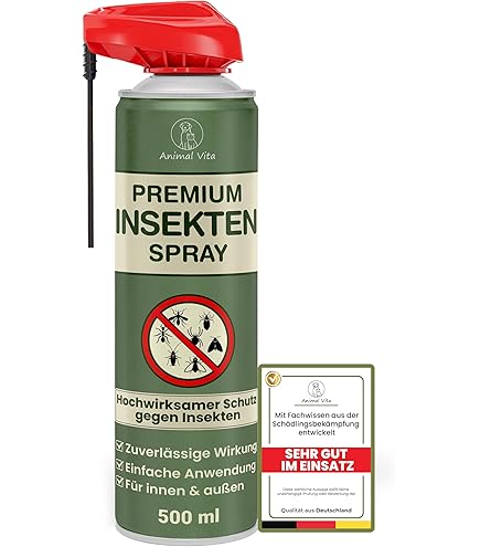 HOTREGA Ungeziefer Spray Repellent 600 ml | Schnelle Sofortwirkung mit  Langzeitschutz | Fr Innen- & Auenbereich | Gegen Ameisen, Zecken, Flhe  uvm. : Amazon.de: Garten