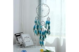 HAMON Dreamcatcher Traumfänger Feder für Kinder Traumfänger Klein Handgefertigt Dreamcatcher für Wandbehang Wohnkultur Ornamente Handwerk Dekoration (Type 3)
